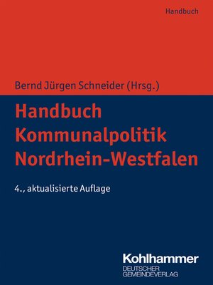 cover image of Handbuch Kommunalpolitik Nordrhein-Westfalen